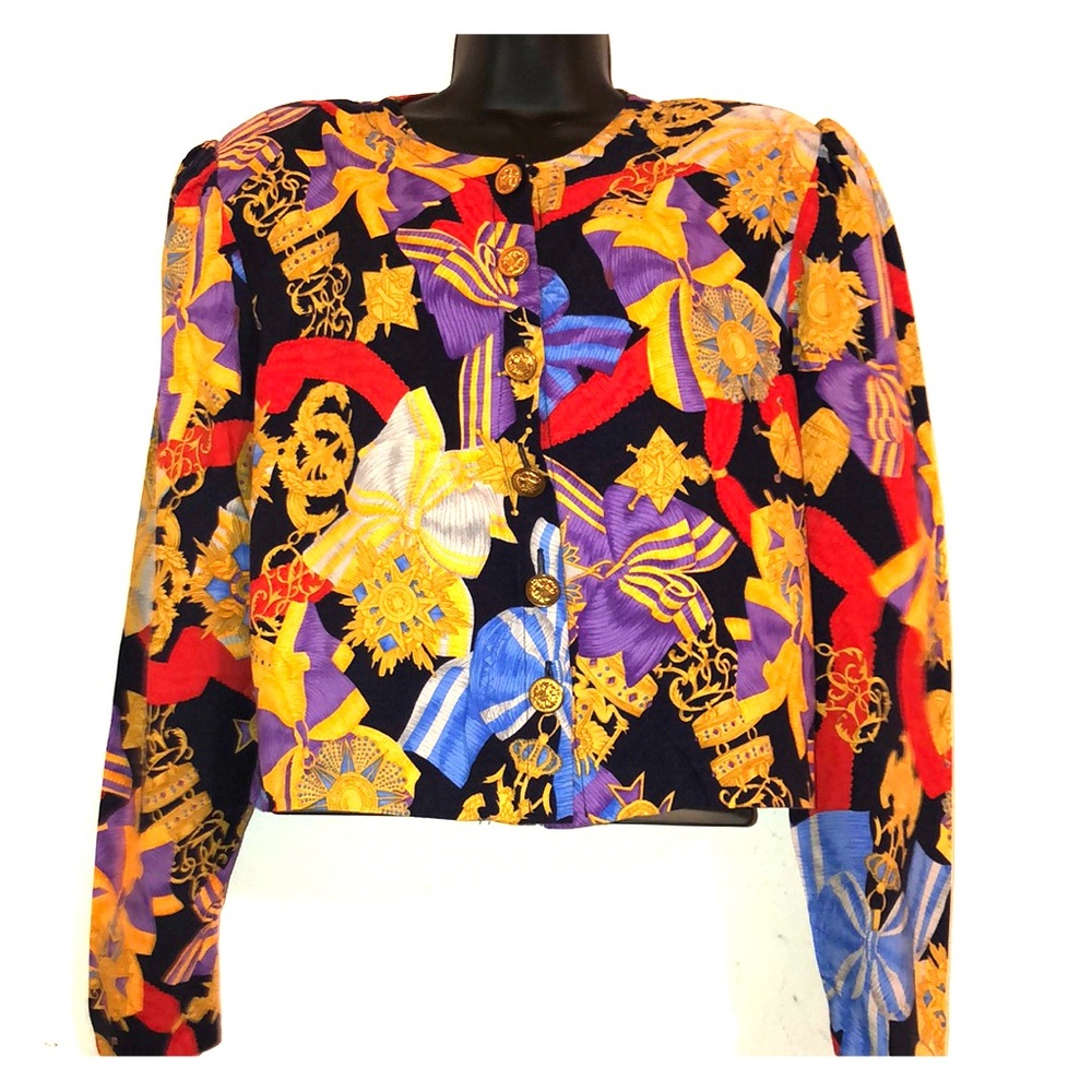 Vintage print with vibrant colors